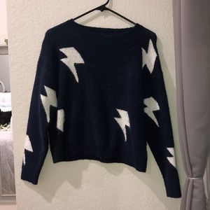 dark blue crewneck